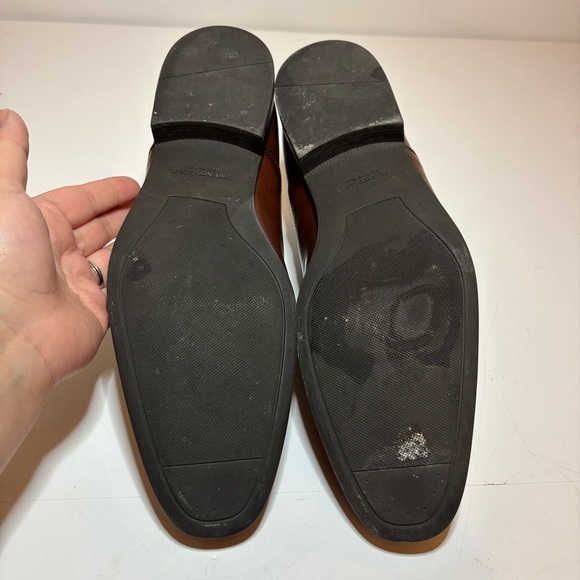 Bruno Magli Mens Milos Brown Calf Oxford Dress Shoe Size 11.5 M Made In Italy - Picture 9 of 11